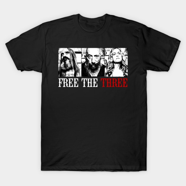 Free the Three T-Shirt by SmallDogTees